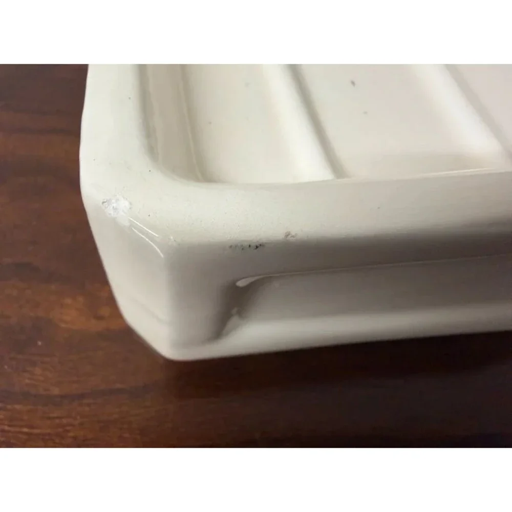 Vintage 1998 Tommy Hilfiger Ceramic Soap Dish Preppy Bathroom Decor